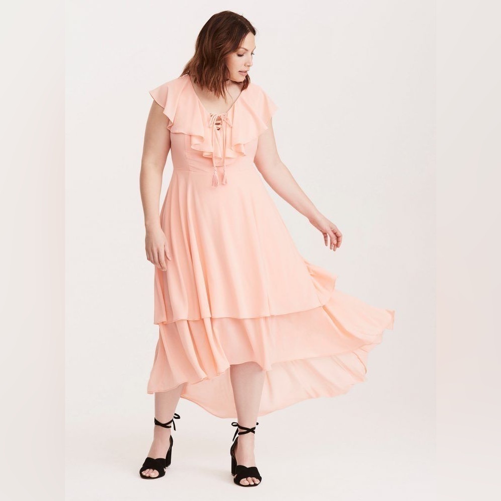 RARE Torrid INSIDER COLLECTION Peach Dress - Size 20